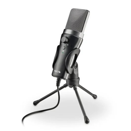 MICROFONO NGS MS120USB USB TRIPODE BLACK