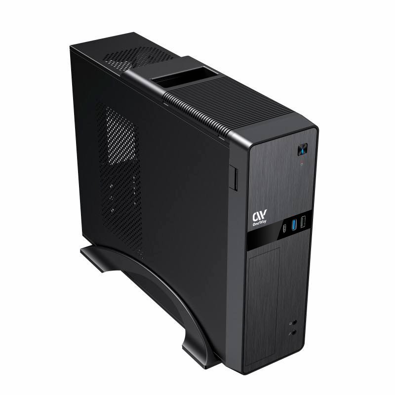 CAJA ORDENADOR ONEWAY POLARIS SLIM SFF + FUENTE USB-C USB-A + LECTOR TARJET