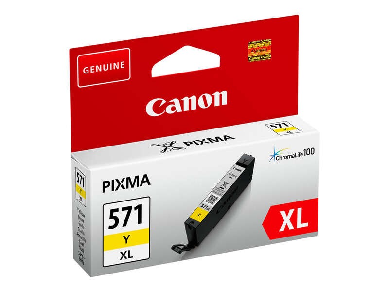 TINTA CANON CLI571YXL YELLOW ALTA CAPACIDAD