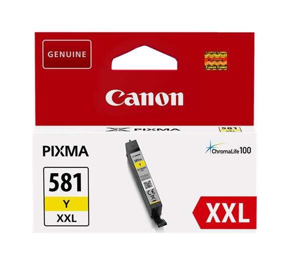 TINTA CANON CLI581CXXL YELLOW ALTA CAPACIDAD