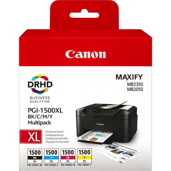 TINTA CANON PGI1500XL PACK 4 COLORES