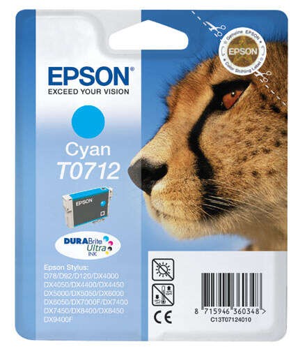 TINTA EPSON C13T07124012 T0712 CYAN