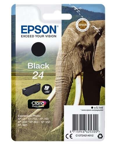 TINTA EPSON C13T24214012 BLACK 24