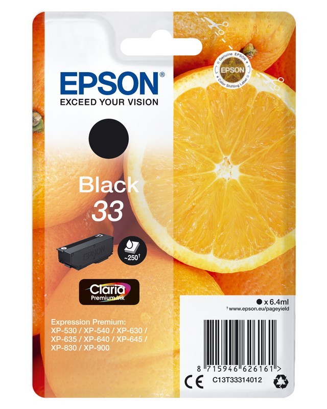 TINTA EPSON RADIOFRECUENCIA C13T33314022 BLACK T3331