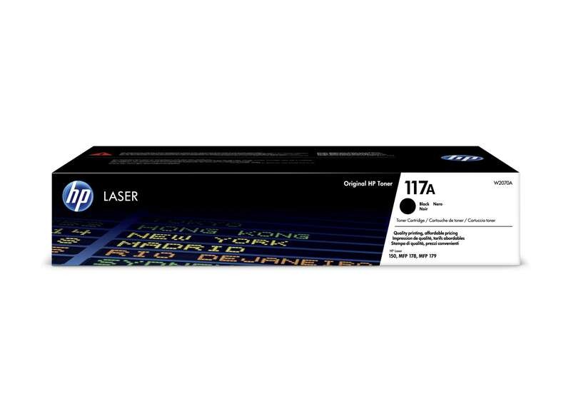 TONER HP W2070A 117A BLACK
