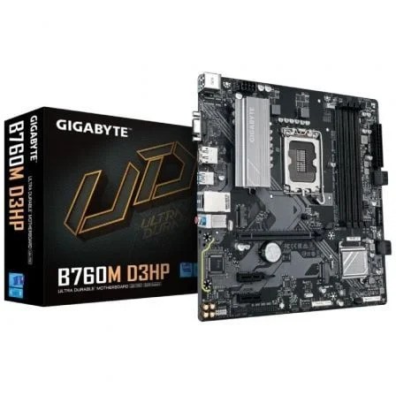 PLACA BASE GIGABYTE GA-B760M-D3HP VGA + HDMI + DP 4XDDR5 MATX