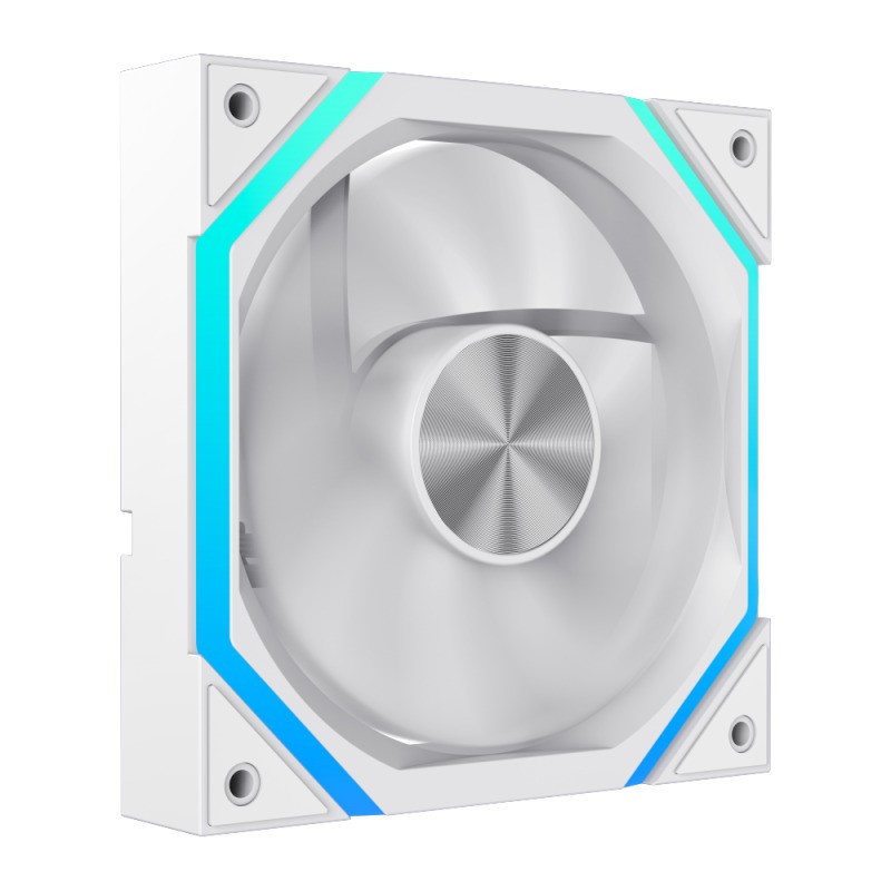 VENTILADOR GM 12CM ADICIONAL GAMING CHASIS ARGB SILENCIOSO WHITE
