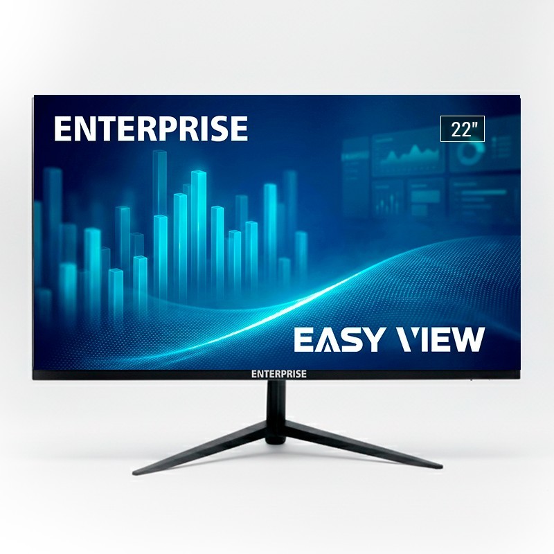 MONITOR ENTERPRISE EASY-VIEW 22 FULL-HD 100HZ VGA + HDMI VESA ULTRA THIN BORDER FREE 3YR GAR