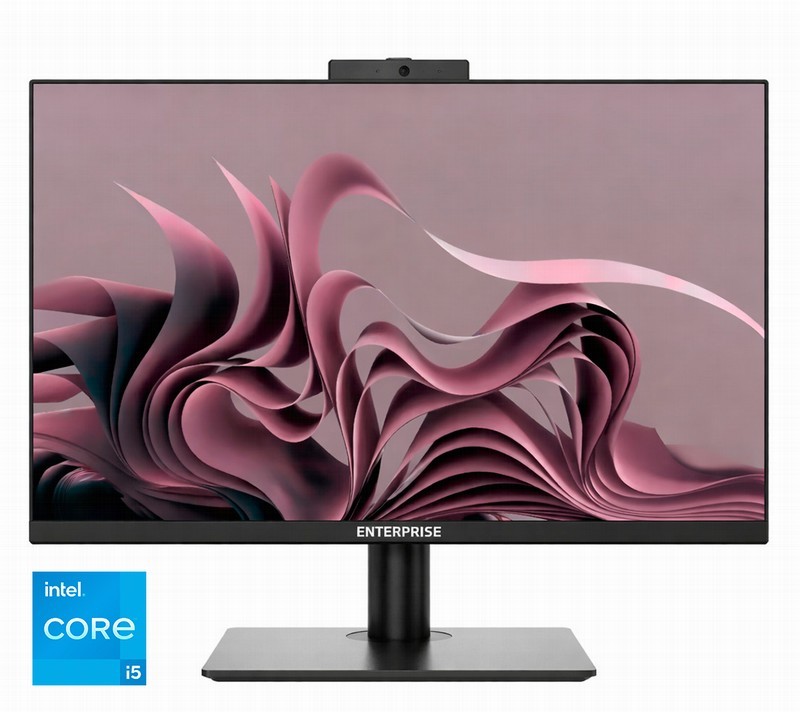ORDENADOR ENTERPRISE AIO DOHA 27 I5 14400/8GB DDR5/SSD1TB/WIFI/WEBCAM/ERGO/3Y BLACK