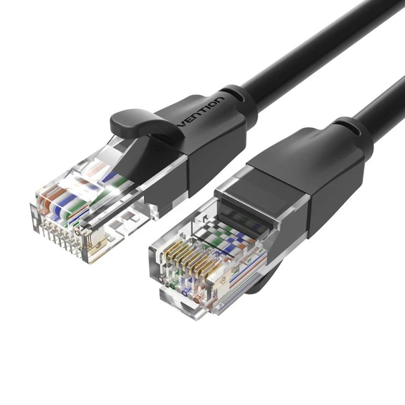 CABLE DE RED CAT.6 UTP 0.5M VENTION BLACK