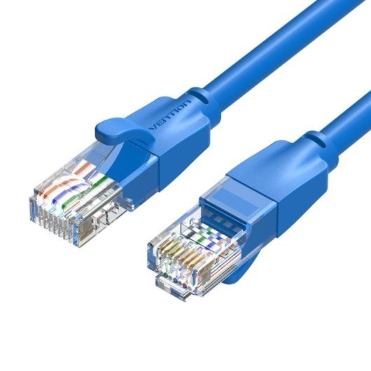 CABLE DE RED CAT.6 UTP 0.5M VENTION BLUE