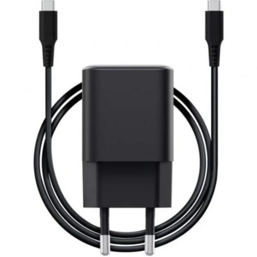CARGADOR TRUST MAXO 2XUSB-C 65W + CABLE USB-C 2M BLACK