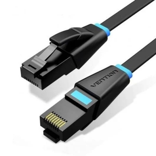 CABLE DE RED CAT.6A UTP 2M VENTION PLANO BLACK