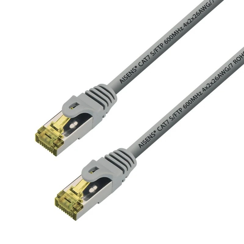 CABLE DE RED CAT.7 S/FTP 50CM AISENS GREY