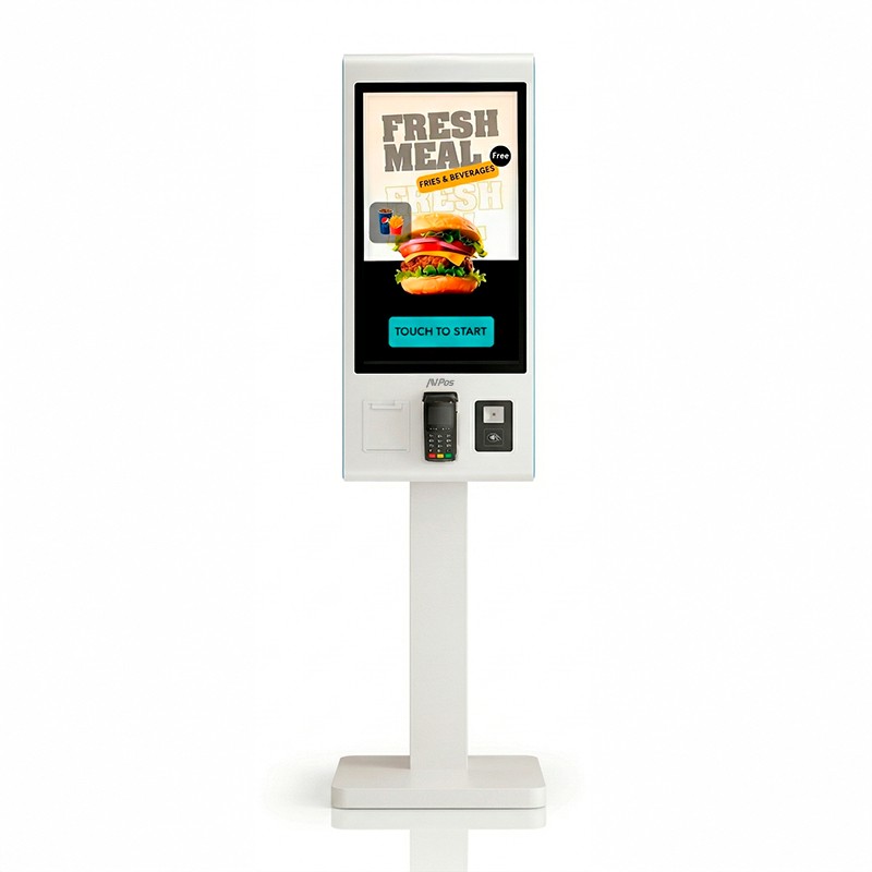 KIOSKO AUTOSERVICIO AVPOS SMARTLINE SUELO 27 OCTA/8GB/128GB/WIFI/PRINTER/2D ANDROID
