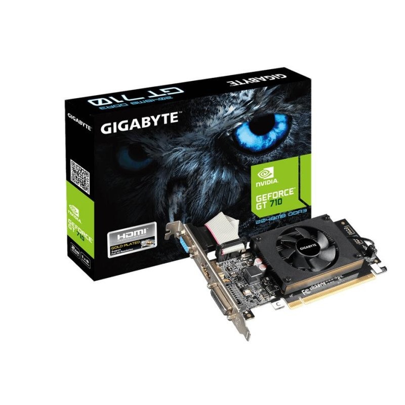 TARJETA DE VIDEO GIGABYTE GT 710 2GB VGA HDMI DVI