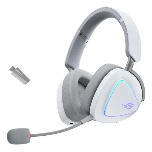 AURICULARES + MICROFONO ASUS GAMING ROG DELTA II INALAMBRICO WHITE