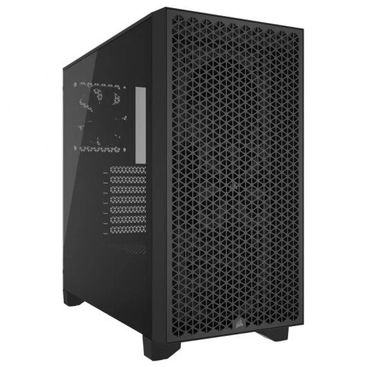 CAJA ORDENADOR GAMING CORSAIR 3000D CRISTAL TEMPLADO BLACK