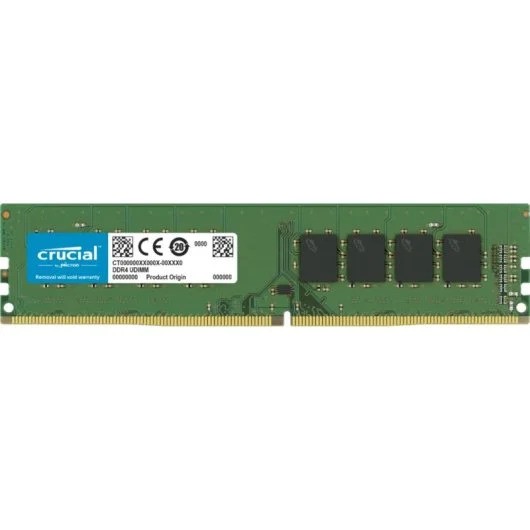 MEMORIA RAM 8GB CRUCIAL DDR4 3200MHZ TRAY