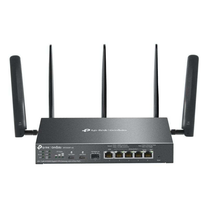 ROUTER TP-LINK ER706WP-4G VPN 4G LTE WIFI 6 AX3000
