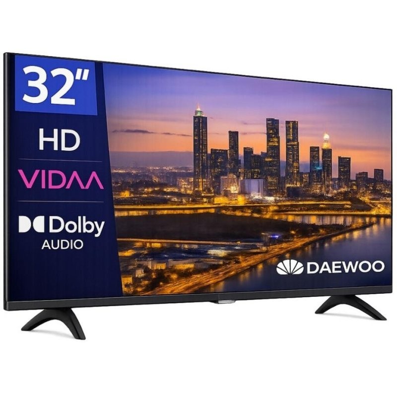 TELEVISOR DAEWOO 32 LED HD USB SMART TV WIFI BLUETOOTH HOTEL
