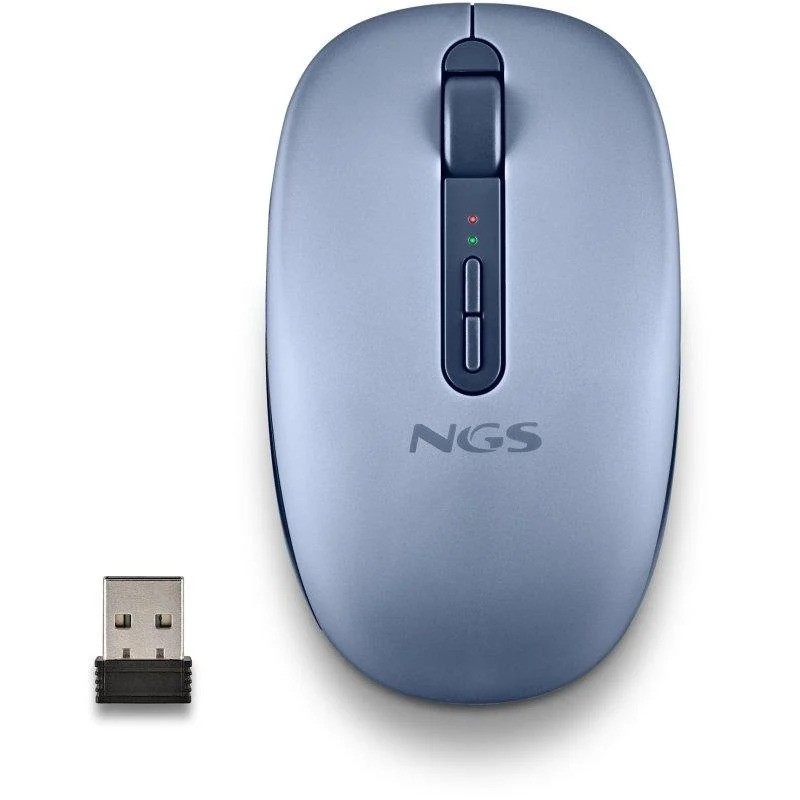 RATON NGS FOG DUAL WIRELESS SILENT ERGONOMIC BLUE