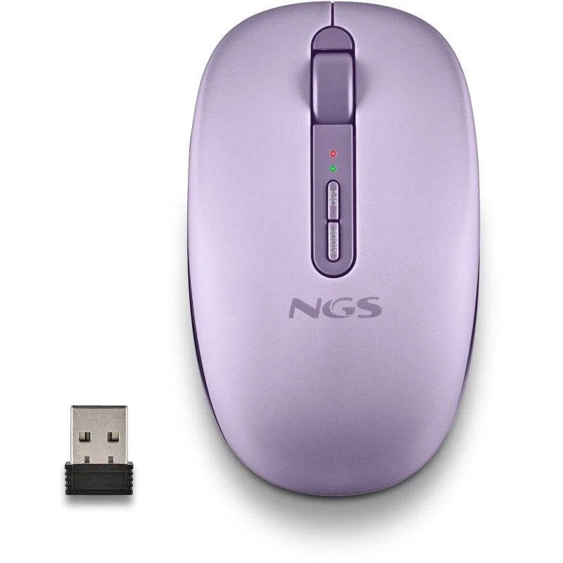 RATON NGS FOG DUAL WIRELESS SILENT ERGONOMIC PURPLE