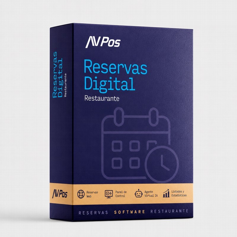 LICENCIA AVPOS RESERVAS DIGITAL ONLINE ( ANUAL ) + SOPORTE