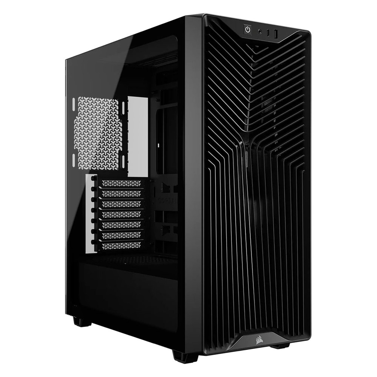 CAJA ORDENADOR GAMING CORSAIR 3200D RS TG CRISTAL TEMPLADO ATX BLACK