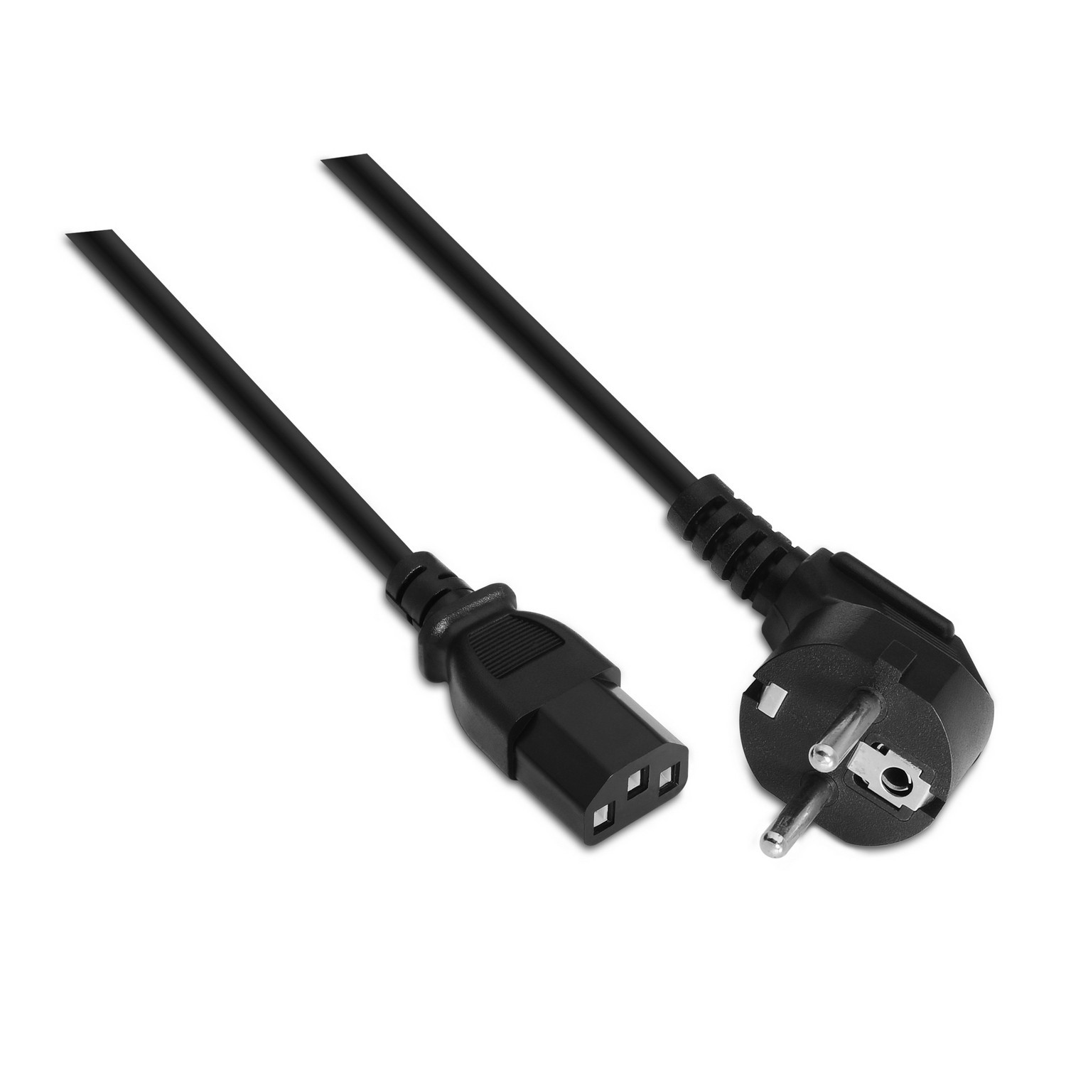 CABLE ALIMENTACION AISENS CPU CEE (7-7) MACHO - C13 HEMBRA 3M BLACK
