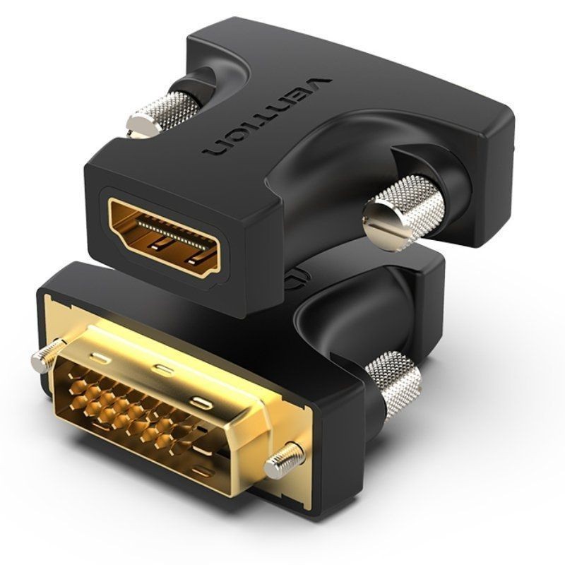 ADAPTADOR CONVERSOR VENTION HDMI/H A DVI (24+1)/M BLACK