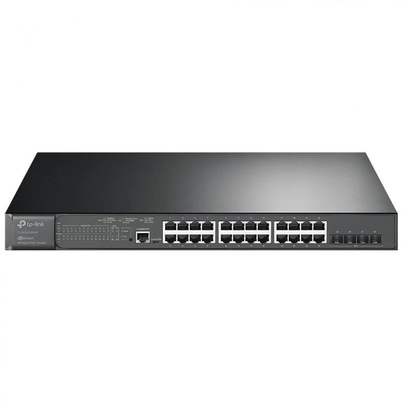 SWITCH TP-LINK 24 PUERTOS GIGABIT X4 SFP+ 10G X16 POE+ X8 POE++ L2+