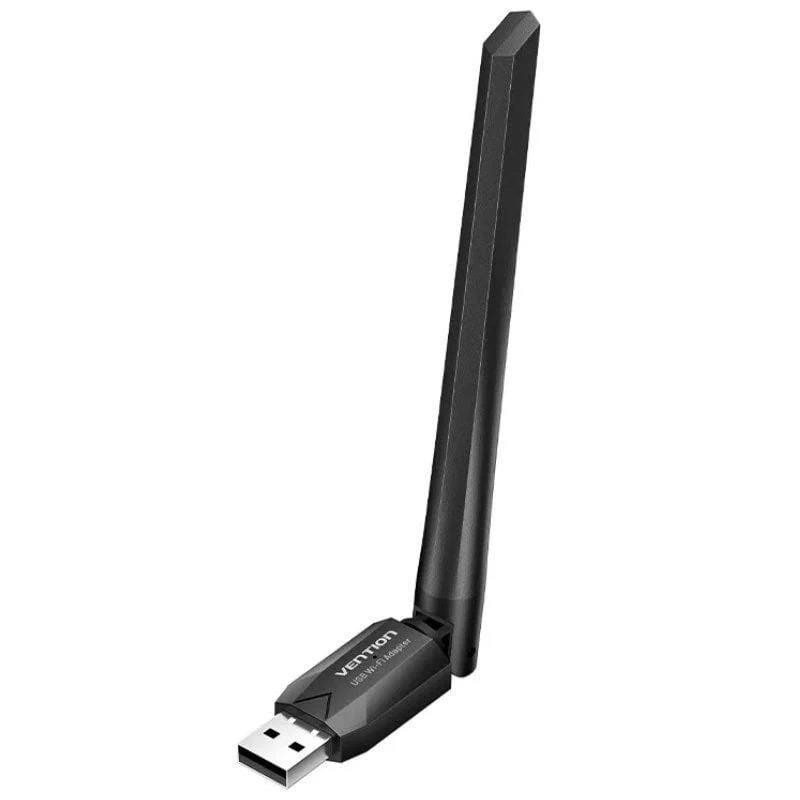 ADAPTADOR VENTION USB WIFI BLUETOOTH AC650 DUAL BAND BLACK