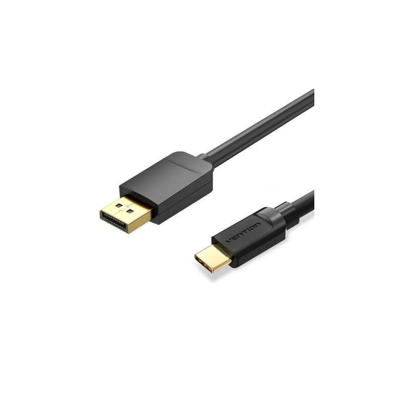 CABLE CONVERSOR VENTION USB-C/M - DISPLAYPORT/M 2M BLACK